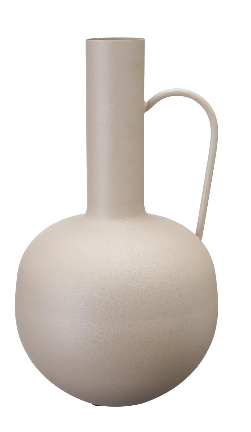 Metallvase Amrita H40cm, beige