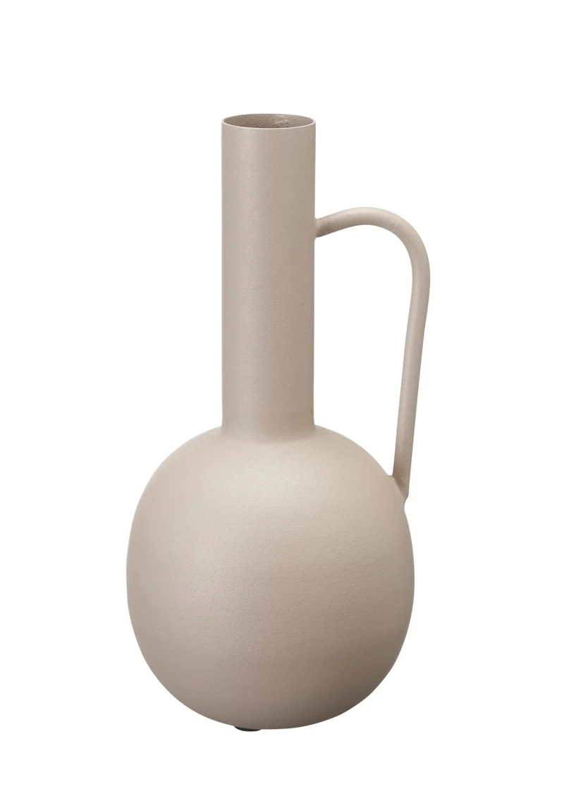 Metallvase Amrita H30cm, beige
