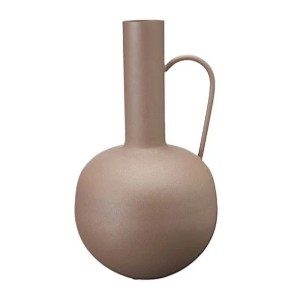 Metallvase Amrita H40cm, taupe