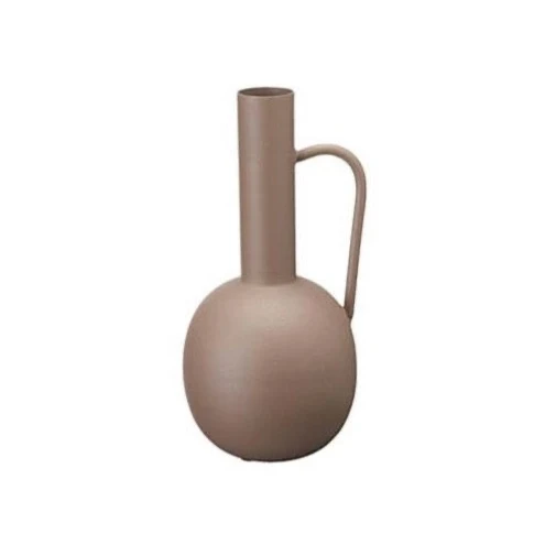 Metallvase Amrita H30cm, taupe