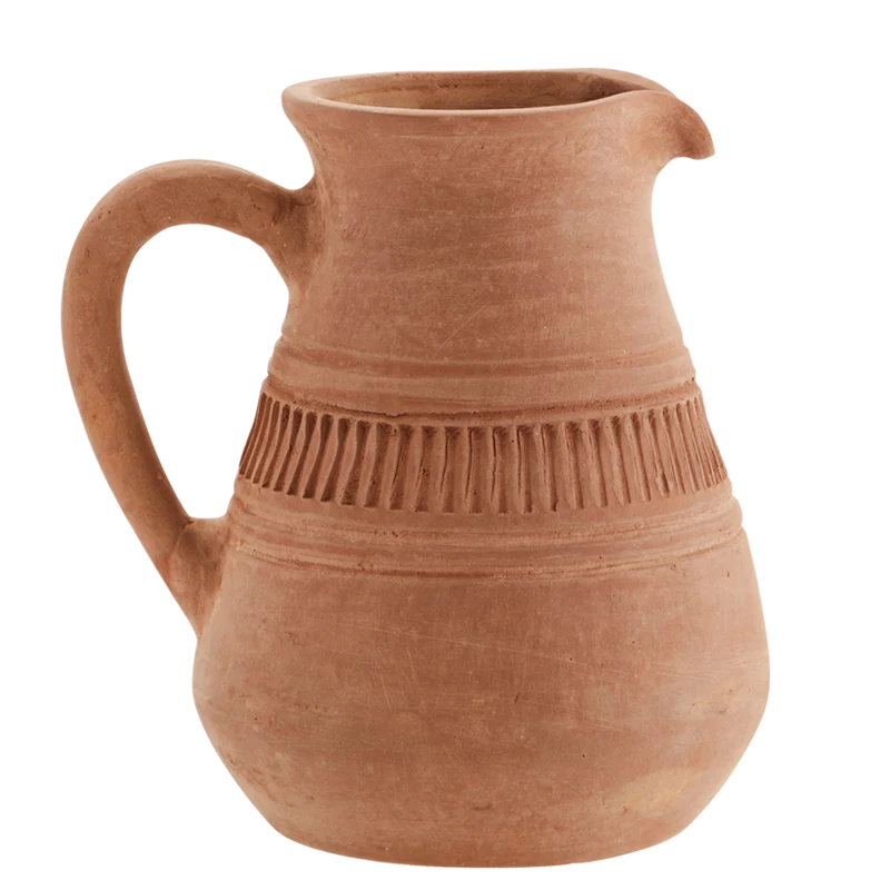 Keramikvase Lira H20cm, terracotta