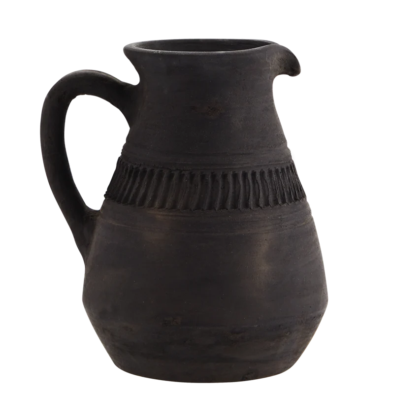 Keramikvase Lira H20cm, schwarz