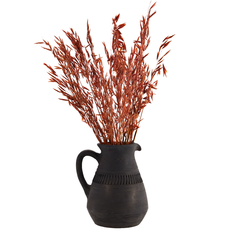 Keramikvase Lira H20cm, schwarz