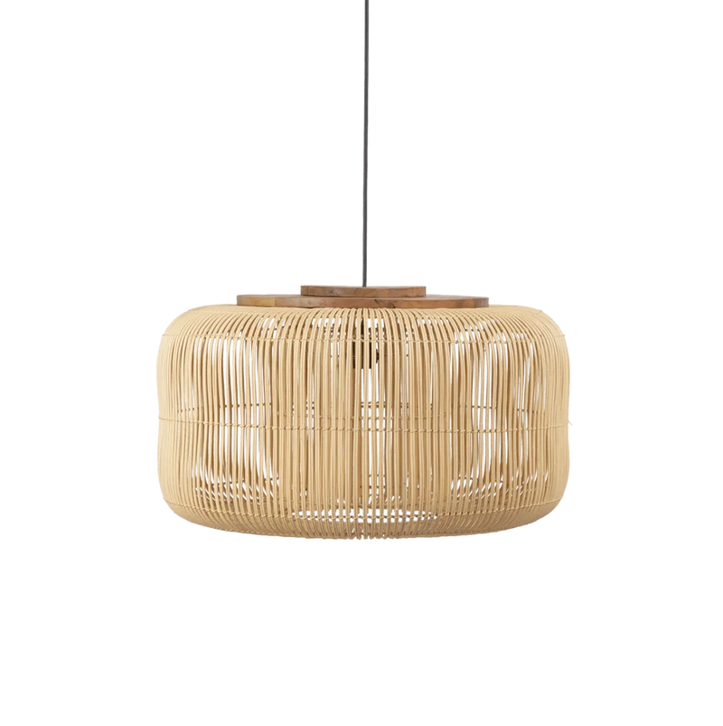 Hängelampe Rattan, natur