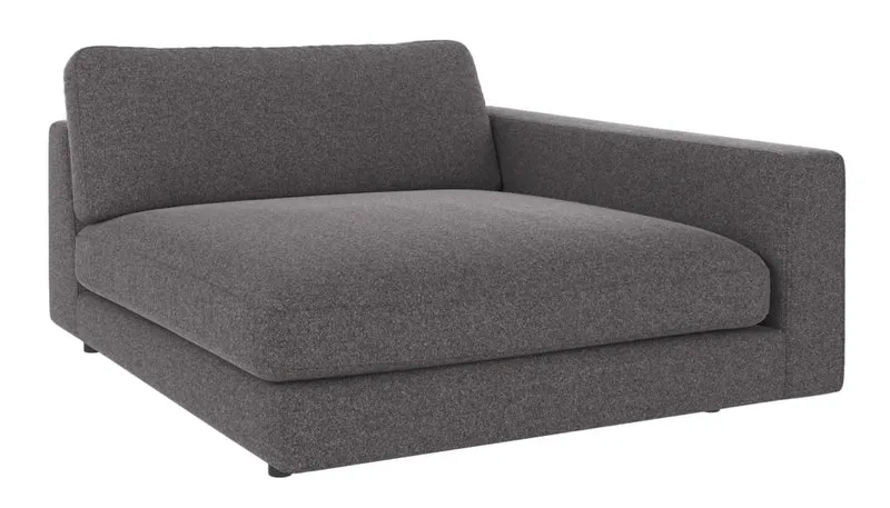 Chaiselongue Ecke rechts, anthrazit