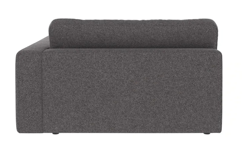 Chaiselongue Ecke rechts, anthrazit