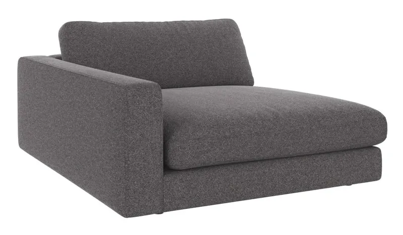 Chaiselongue Ecke links, anthrazit