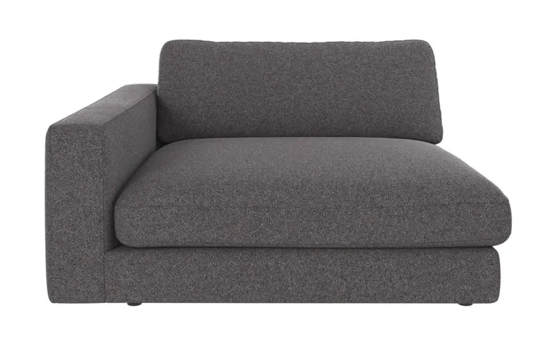 Chaiselongue Ecke links, anthrazit
