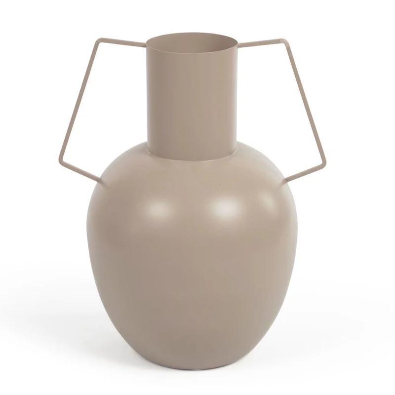 Metallvase Hera, beige