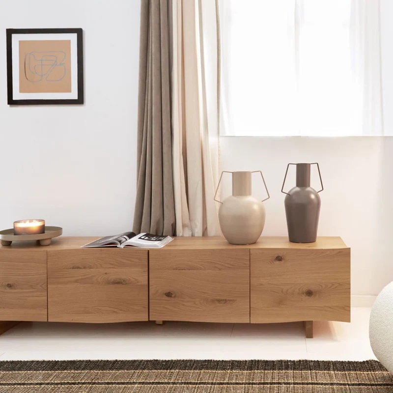 Metallvase Hera, beige