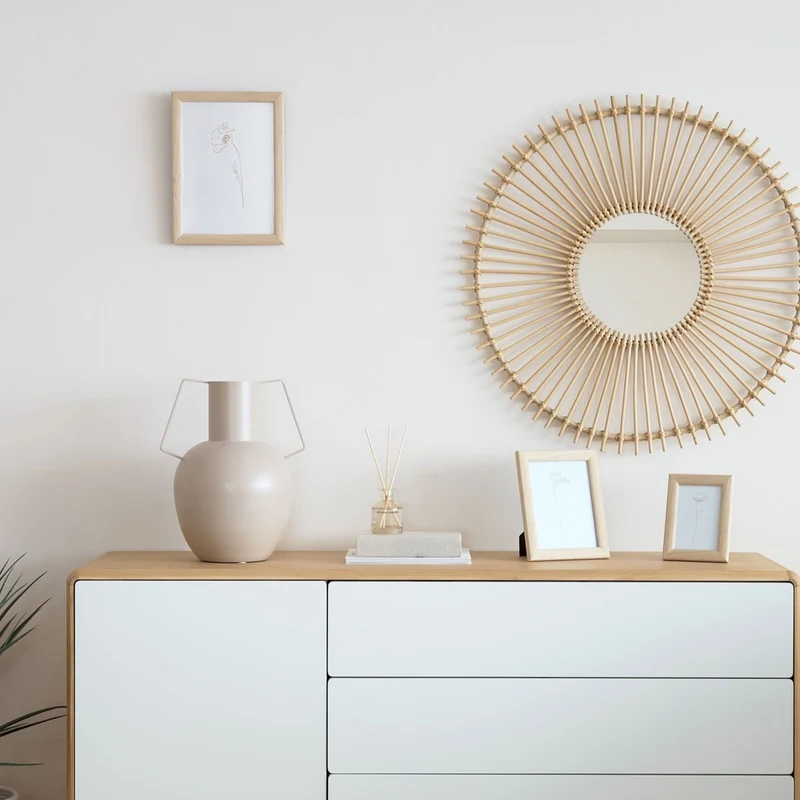Metallvase Hera, beige