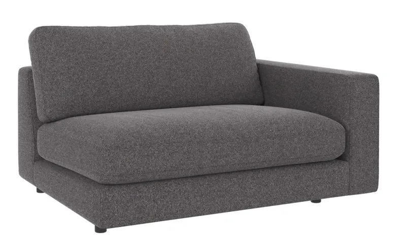 Loungesofa Modul Ecke rechts, anthrazit