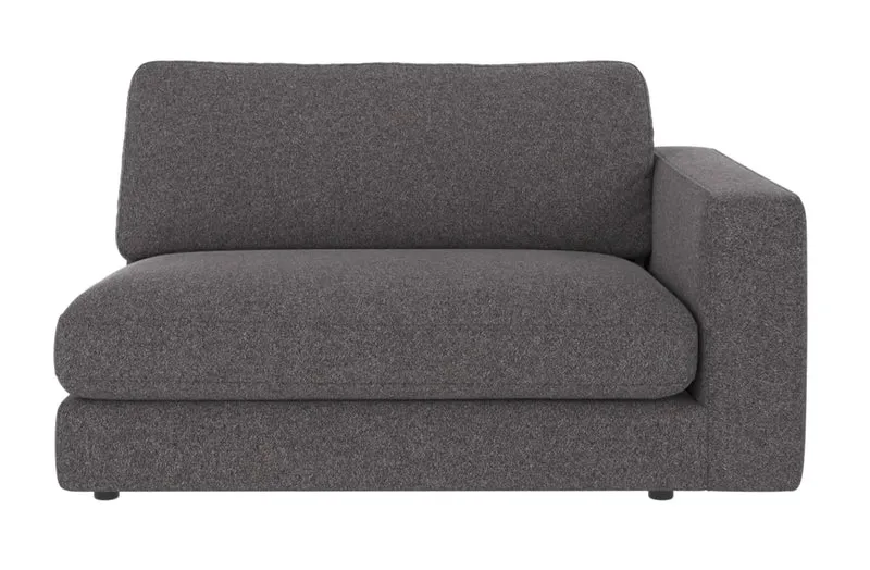 Loungesofa Modul Ecke rechts, anthrazit