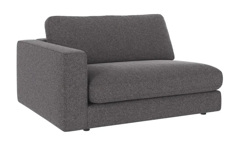 Loungesofa Modul Ecke links, anthrazit