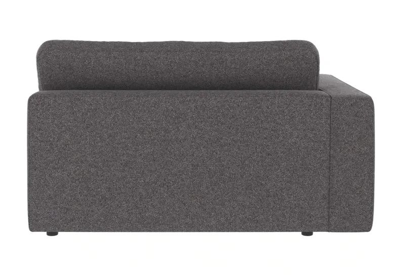 Loungesofa Modul Ecke links, anthrazit