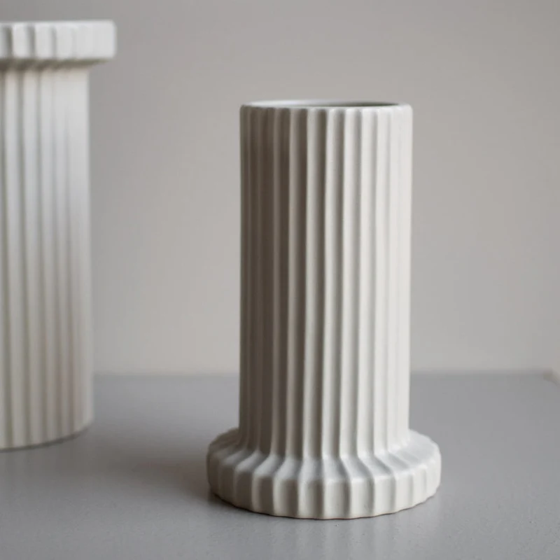 Vase Stripe, beige