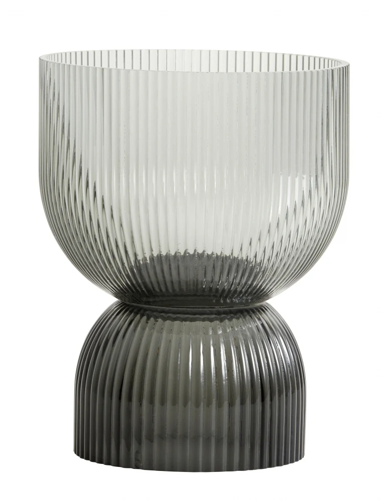 Vase Riva, grau