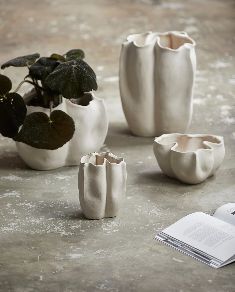 Keramikvase Isabela groß, natur