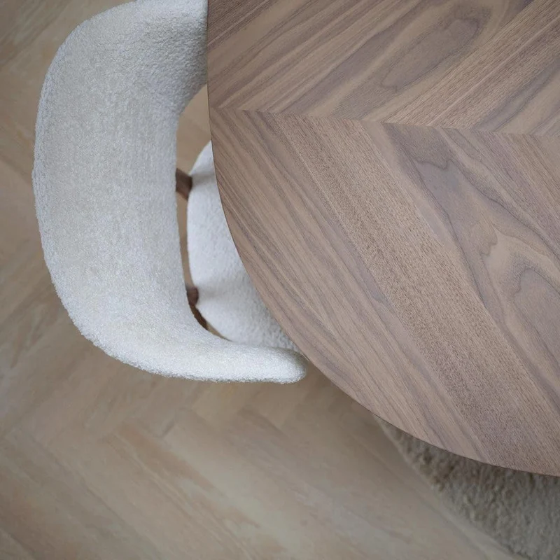 Esstisch BLOSSOM T0100 - Nussbaum