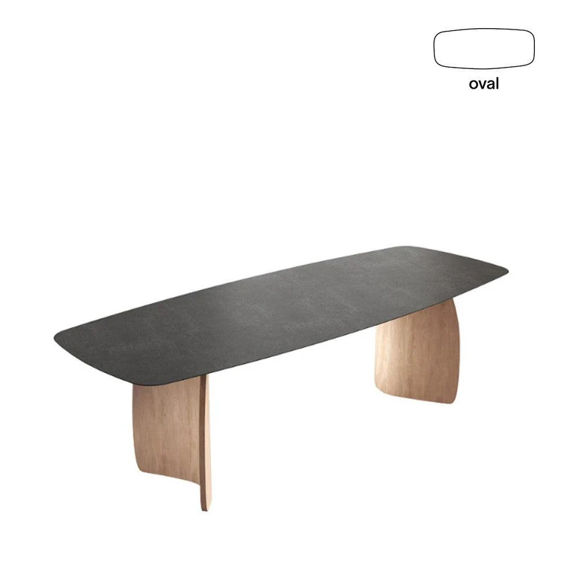 Esstisch DOLMEN T0700 - Keramik & Eiche