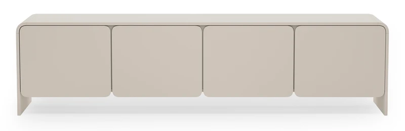 Vier­türiger TV-Schrank Lummo 207 cm Kaschmir