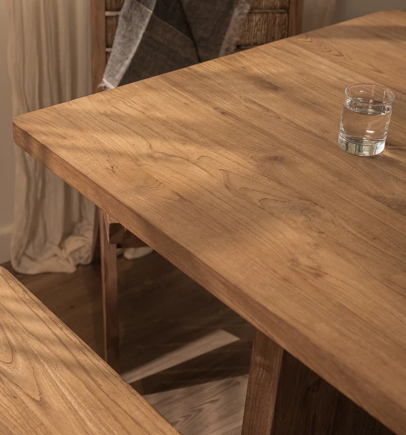 Sitzbank Teak | Wangengestell