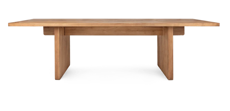 Massivholztisch Teak | Wangengestell