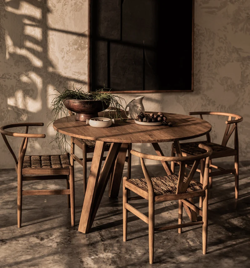 Esszimmerstuhl Teak, natur