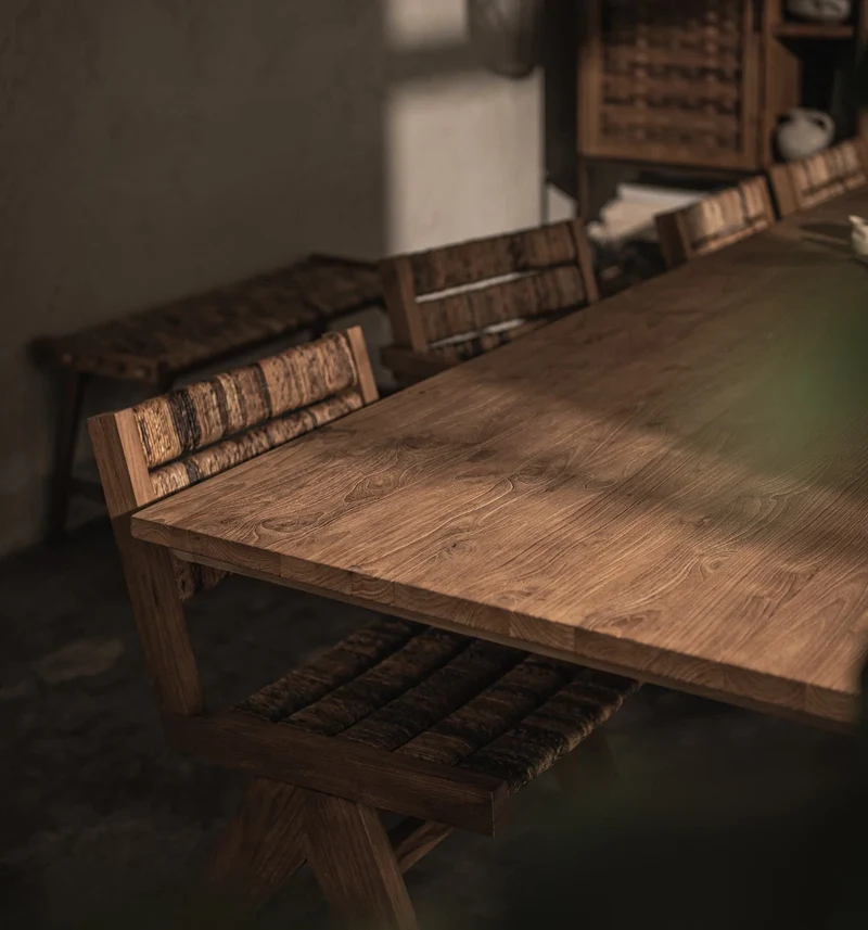 Massivholztisch Teak | Spider