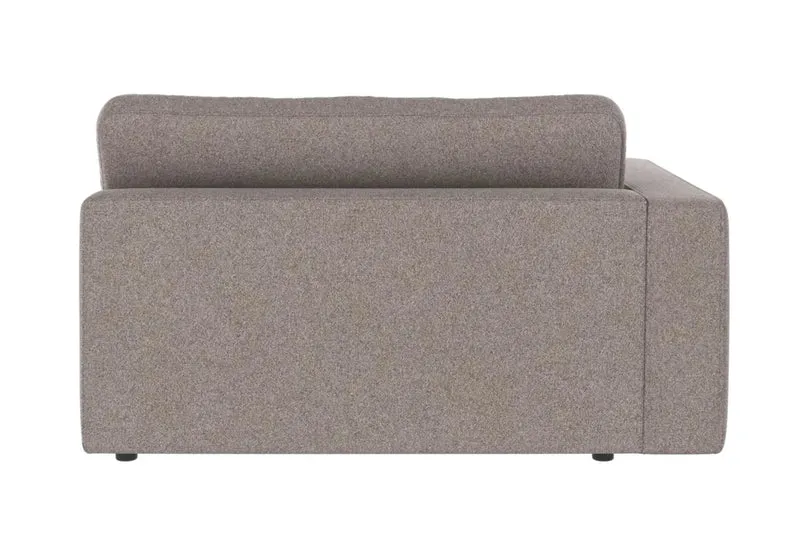 Loungesofa Modul Ecke links, grau-beige