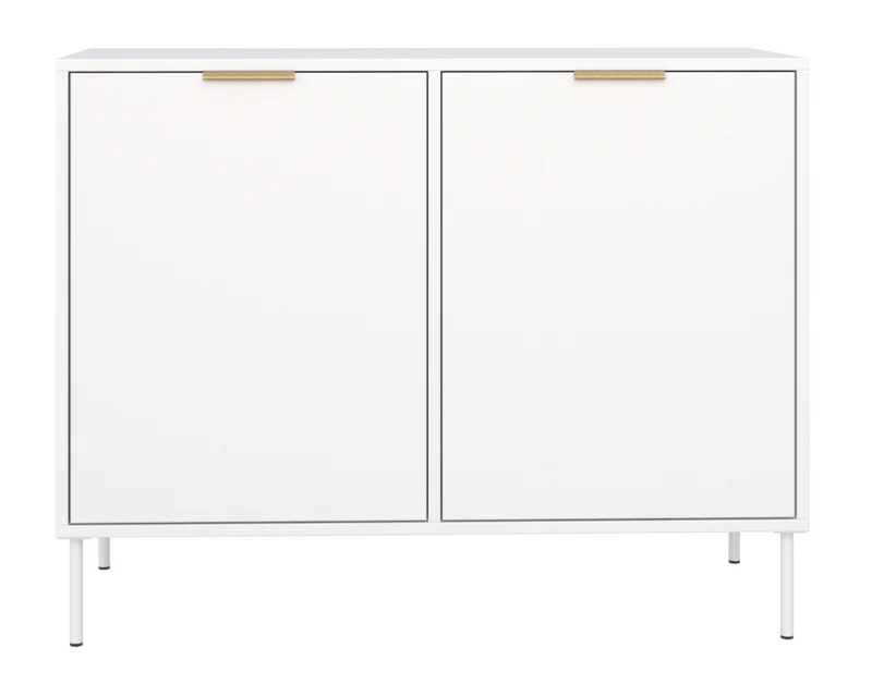 Zweittürige Kommode Vena 100 cm weiß