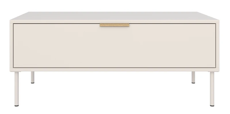 Vena Couchtisch mit Schublade 100x50 cm Kaschmir