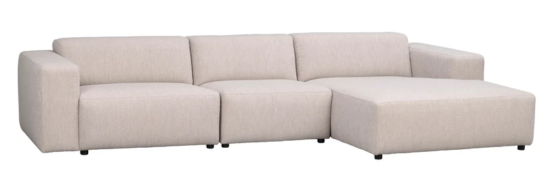 Ecklounge Sofa, Boucle beige