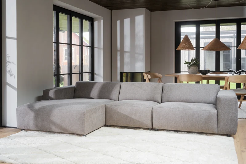 Ecklounge Sofa, beige