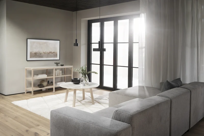 Ecklounge Sofa, beige