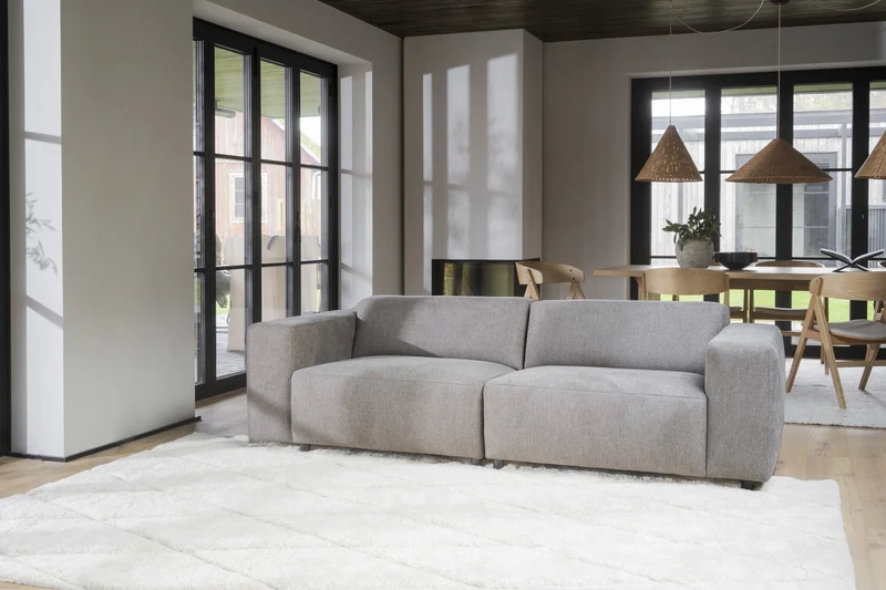 Lounge Sofa 3-Sitzer, beige