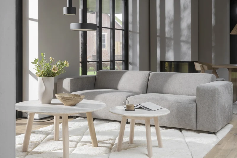Lounge Sofa 3-Sitzer, beige