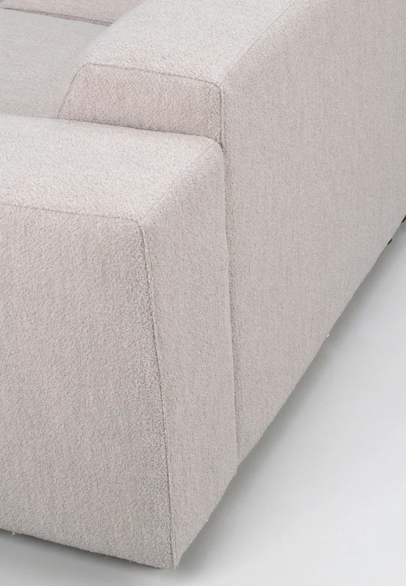 Lounge Sofa 3-Sitzer, Boucle beige