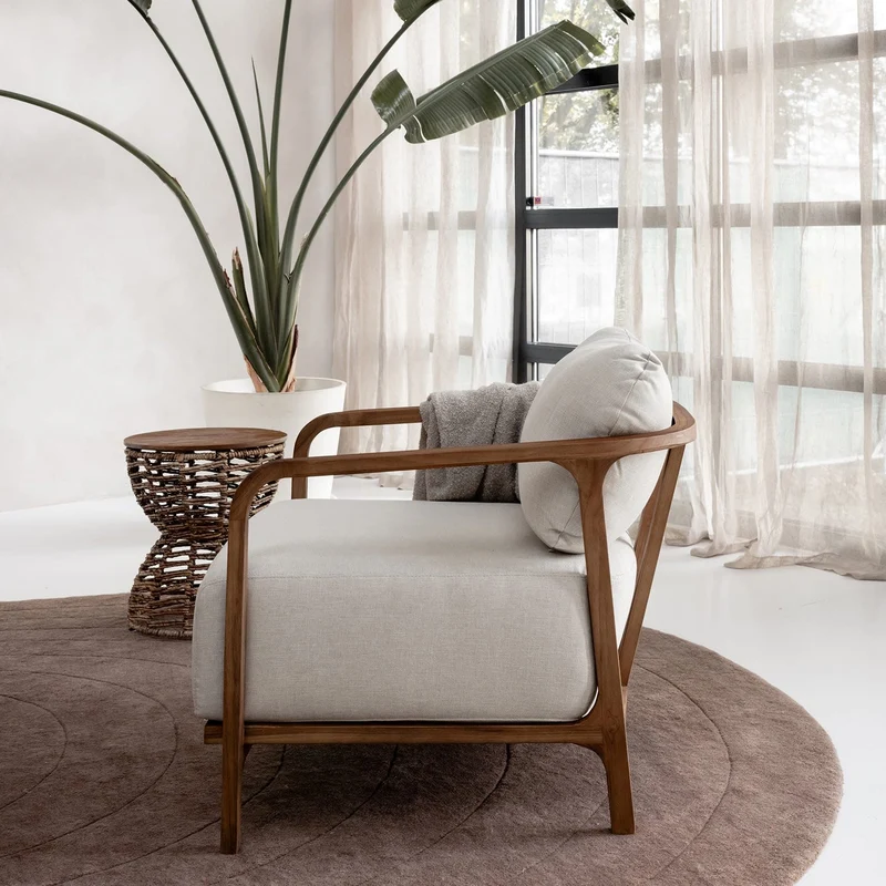 Loungechair Classy, creme