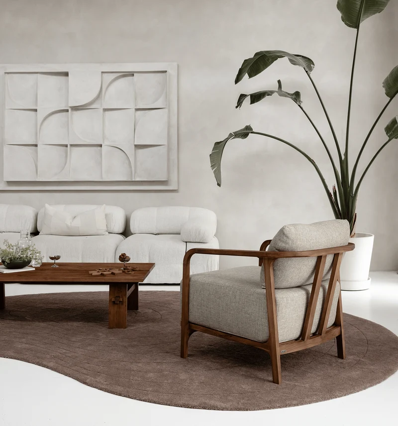 Loungechair Classy, grau