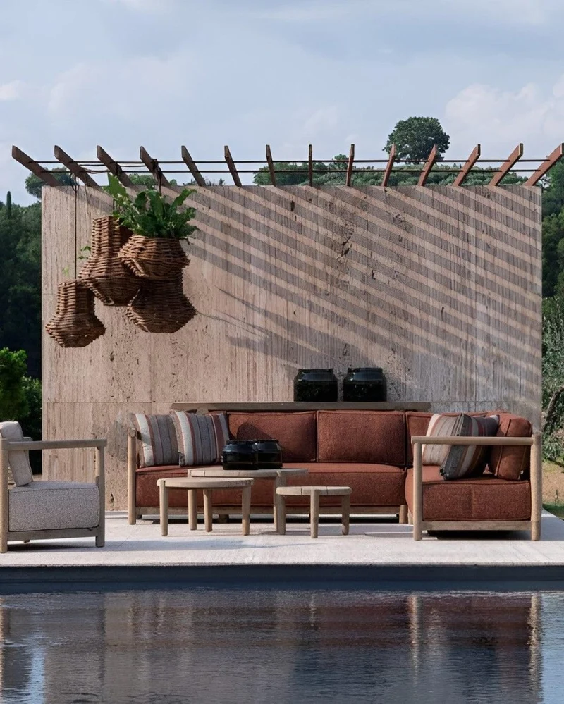Gartensofa MIEKE L Form