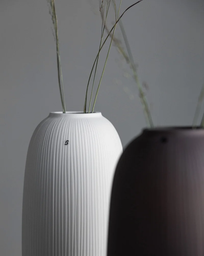 Keramikvase Aby, taupe