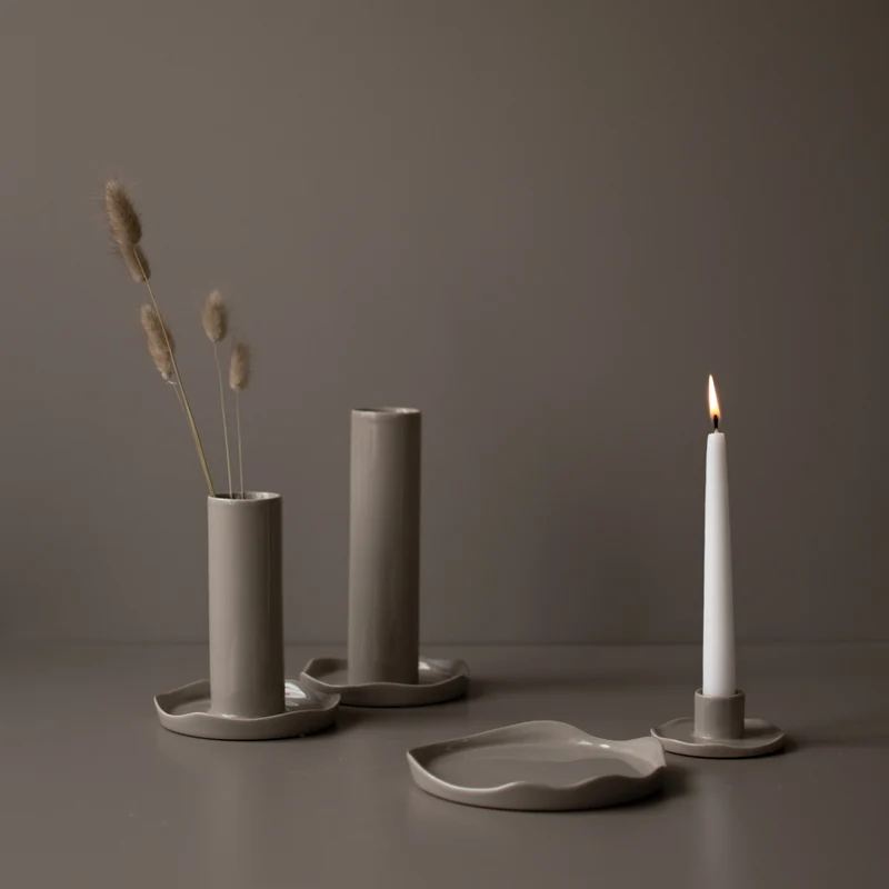 Keramikschale Wave, beige