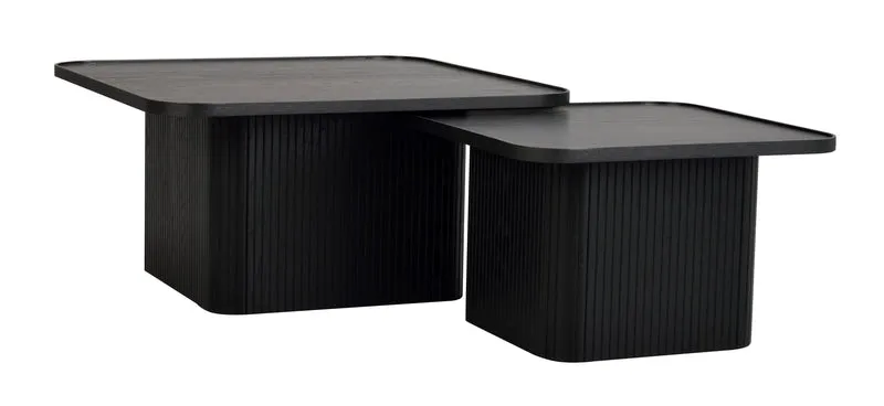 Coffeetable 60x60cm, Eiche schwarz