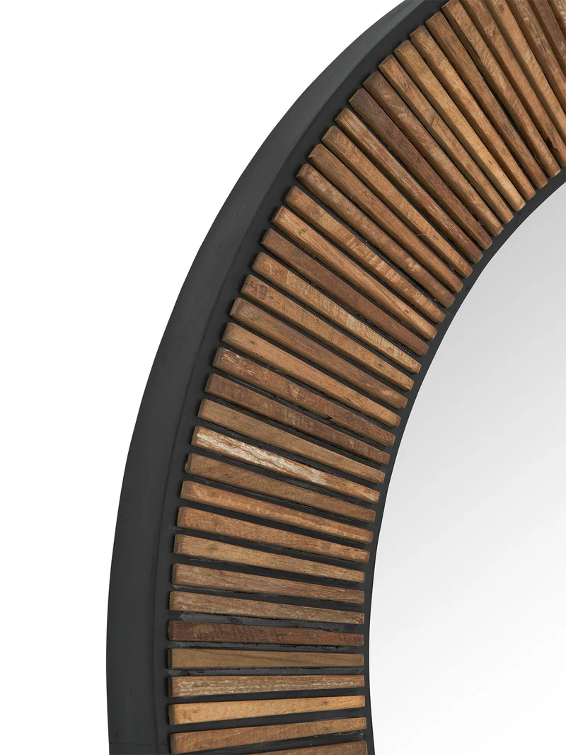 Wandspiegel H200cm Teak