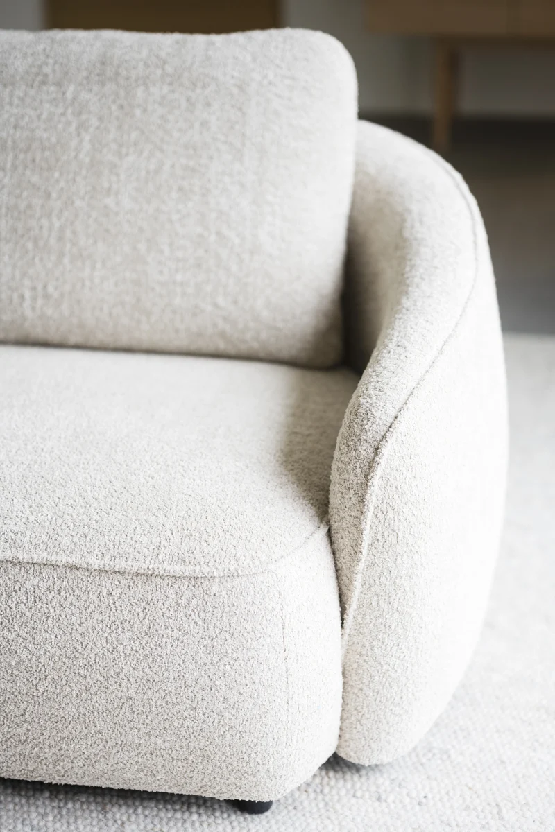 Lounge Sofa 3-Sitzer, hellbeige