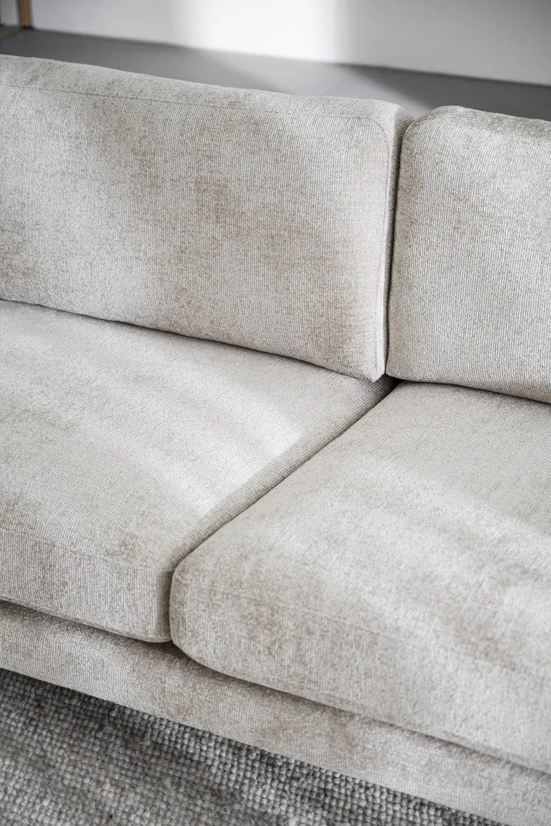 Lounge Sofa 3-Sitzer, hellbeige