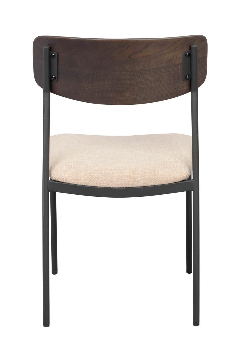 Polsterstuhl Kato, braun-beige