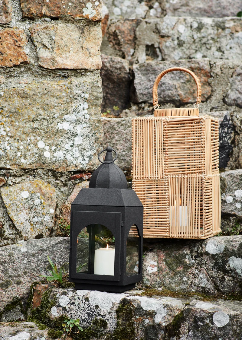 Rattan Laterne, natur