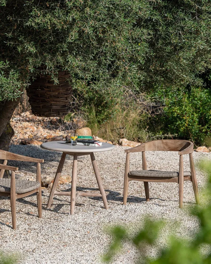 Bistrotisch low FAYE Beton